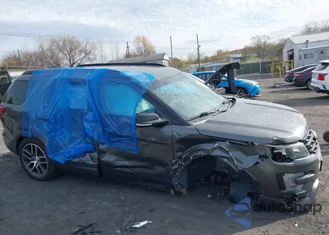 2016 Ford Explorer Sport из США, поврежденный, VIN 1FM5K8GTXGGC84149